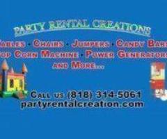 Party Rental Creation