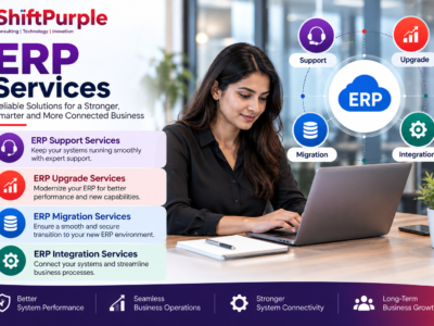 ERP Support Upgrade Migration Integration Services ShiftPurple