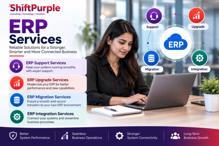ERP Support Upgrade Migration Integration Services ShiftPurple