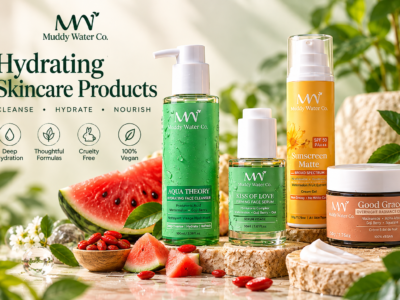 Hydrating Skincare Products Cleanse Hydrate Nourish with Muddy Water