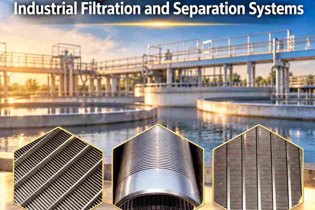 wedge wire screens for industrial filtration and separation systems 95kb 1