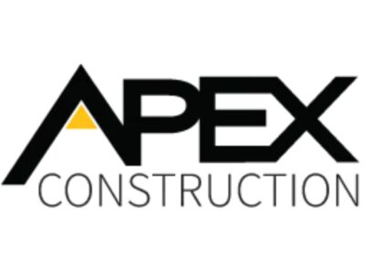 Apex Construction 2 Black and White Simple Personal RS Initials Logo 2