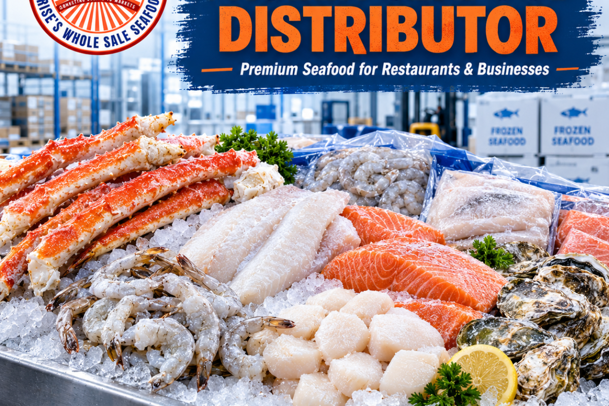 Frozen Seafood Distributor Poster