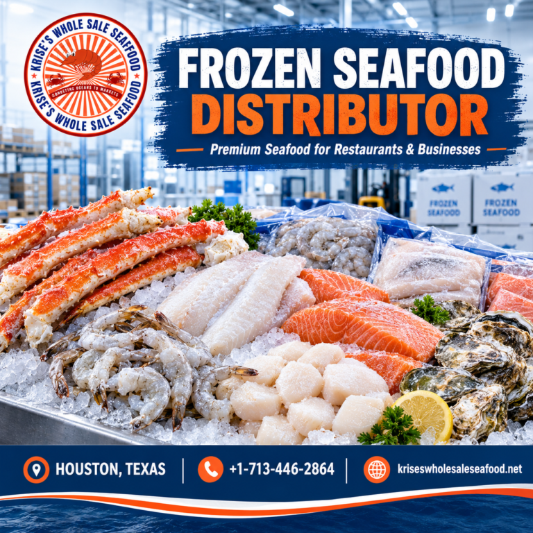 Frozen Seafood Distributor Poster