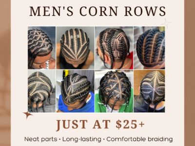 African Hair Braiding Near Grand Prairie & Arlington 3 Get a fresh Mens Cornrow Style