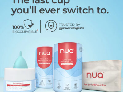 Buy Nua Menstrual Cup | Leak-Free Period Cup with Antibacterial Pouch 1 Ultra Safe Menstrual Cup