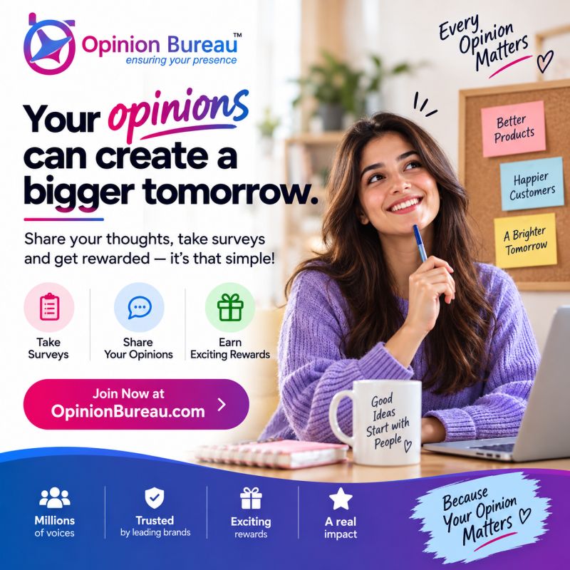 What if your everyday opinion could help shape tomorrows products